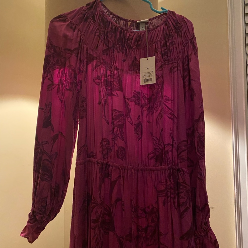 purple floral a new day long sleeve dress!